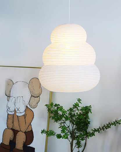 Lampa wisząca papierowa