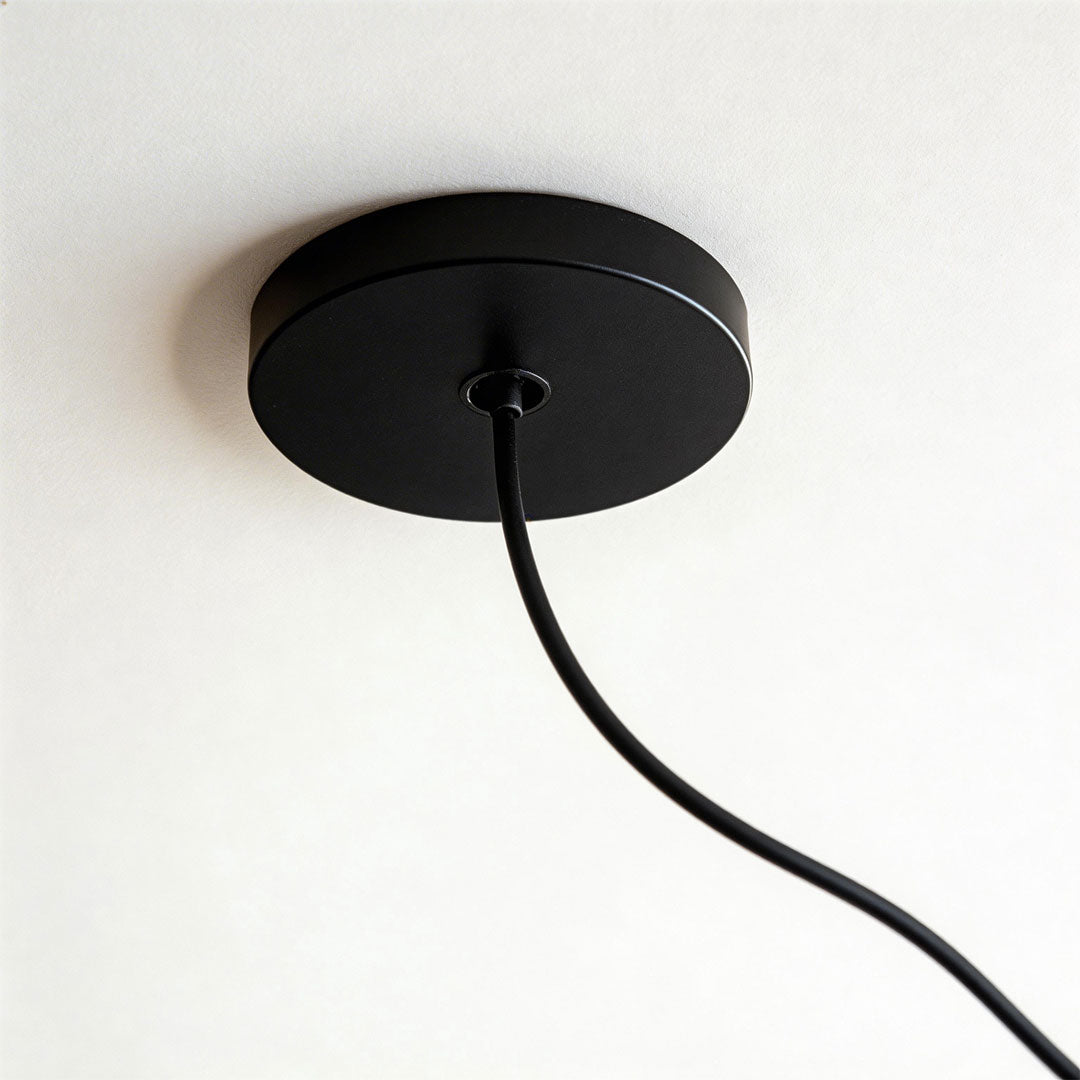 Paper sphere pendant lamp