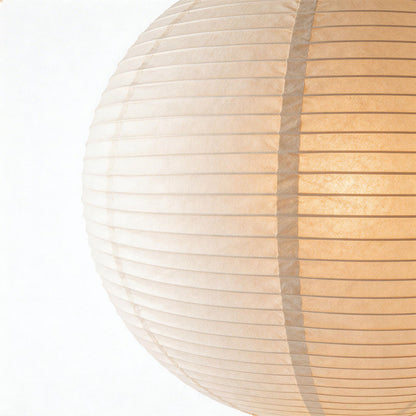 Paper sphere pendant lamp