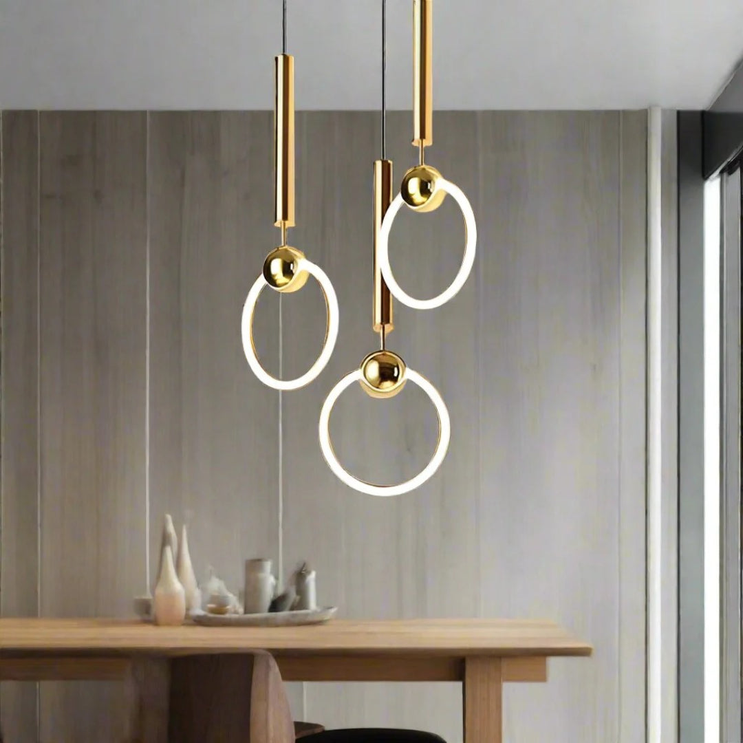 LED ring pendant lamp