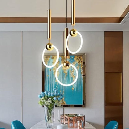 LED ring pendant lamp