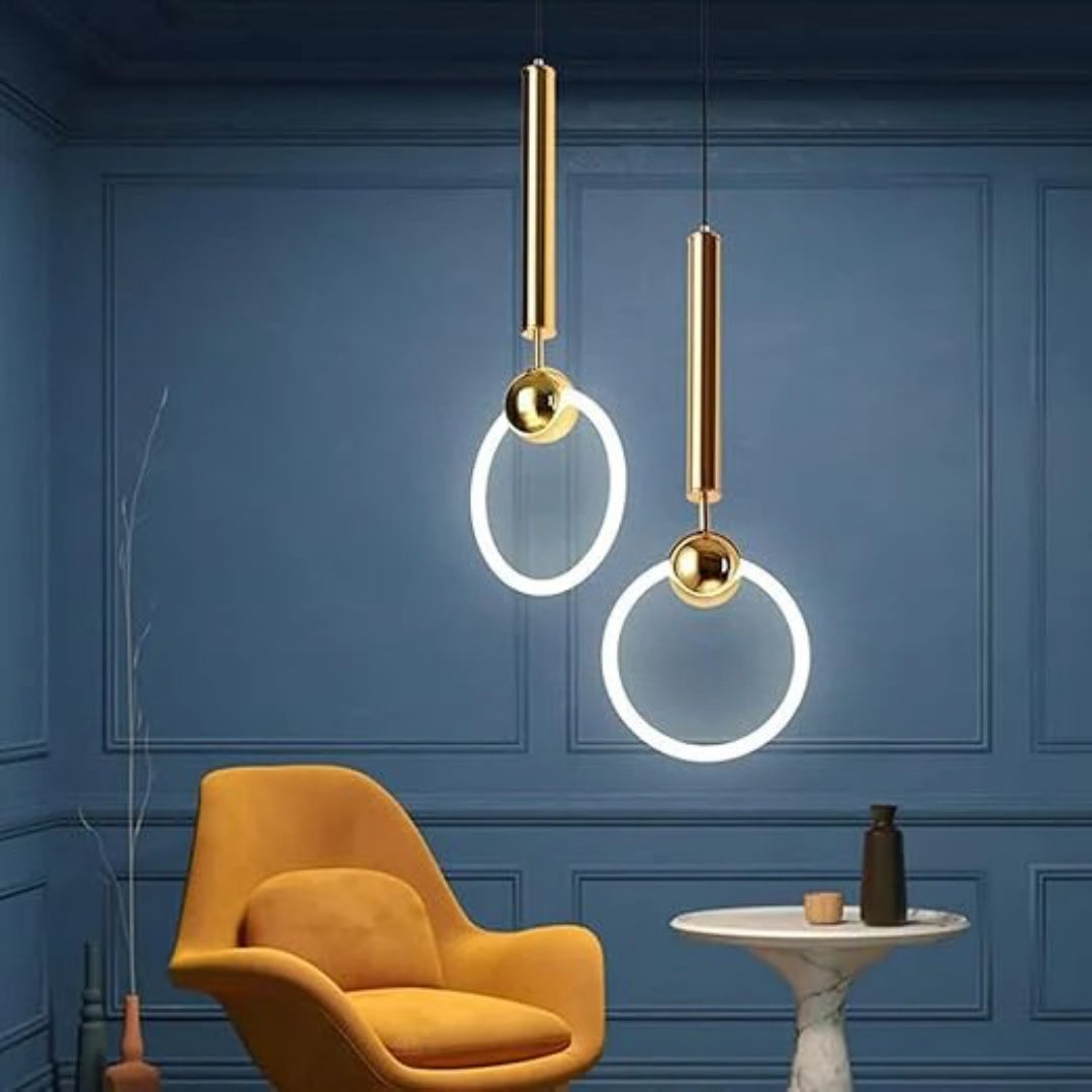 LED ring pendant lamp