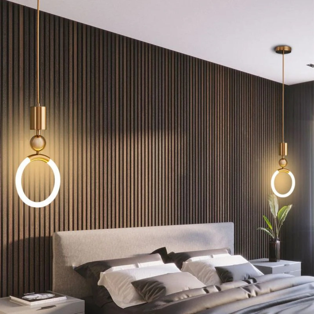 LED ring pendant lamp