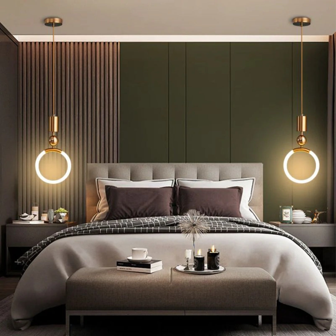 LED ring pendant lamp