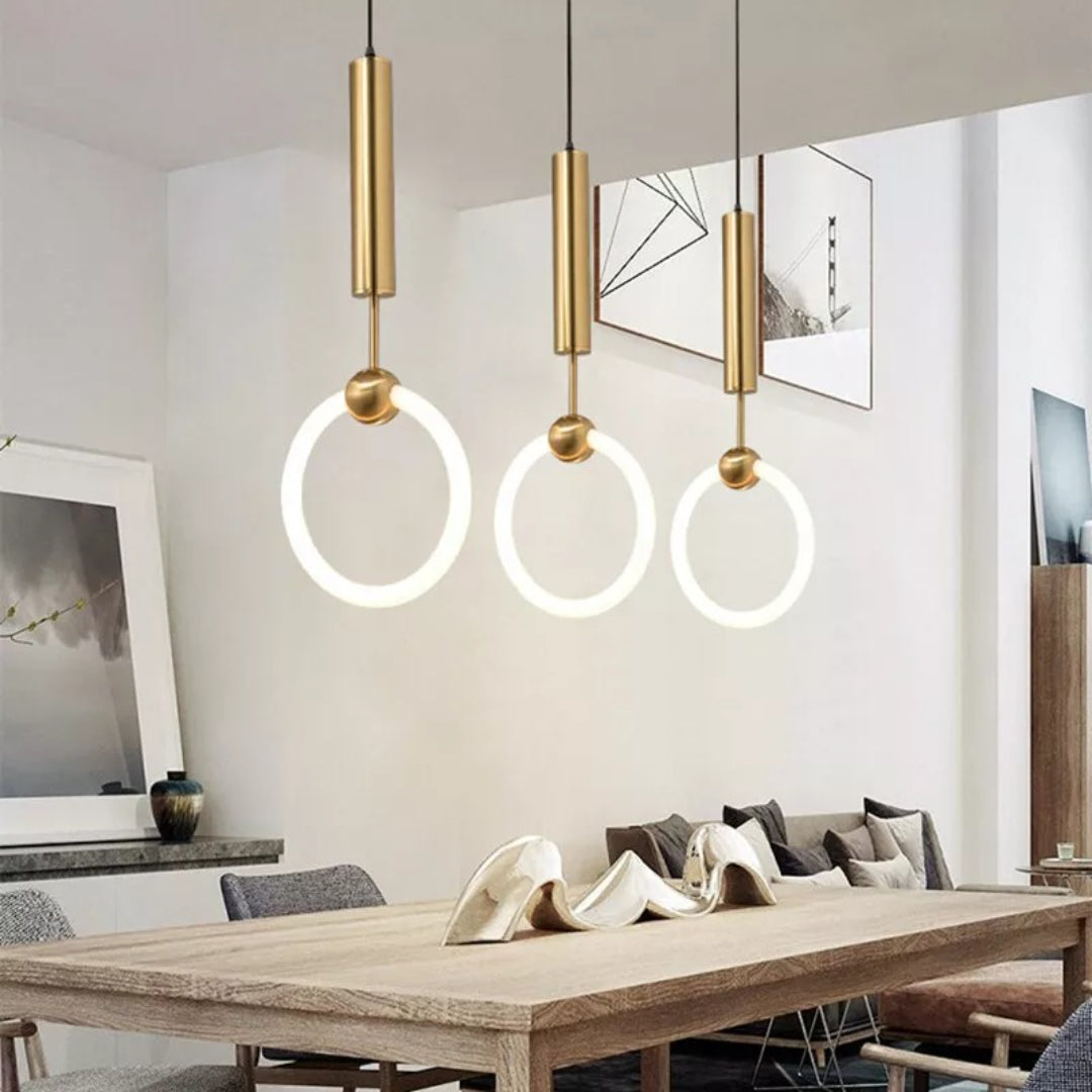 LED ring pendant lamp