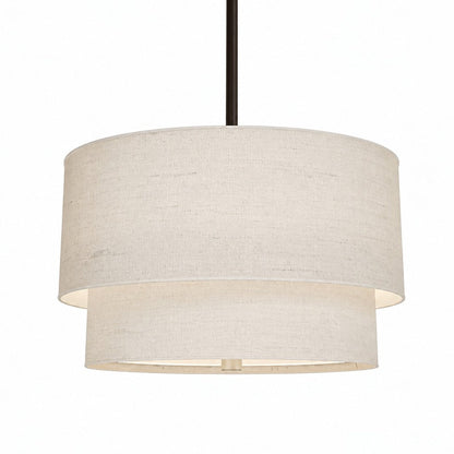 Lampa wisząca podwójny klosz