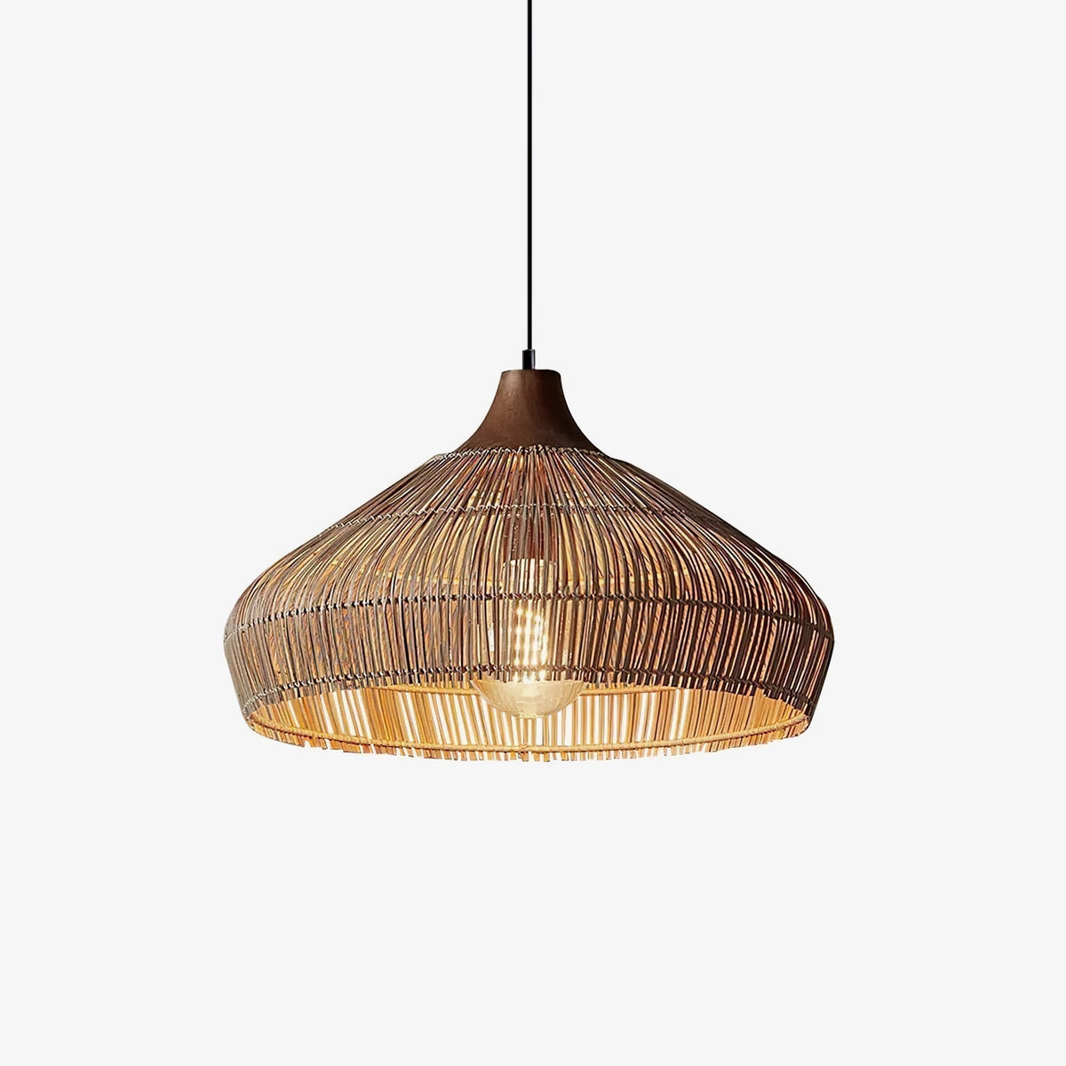 Rattan pendant lamp