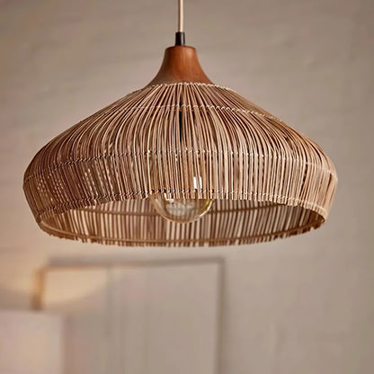 Rattan pendant lamp