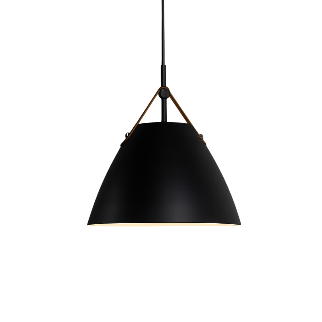 Lampa wisząca stożkowy klosz