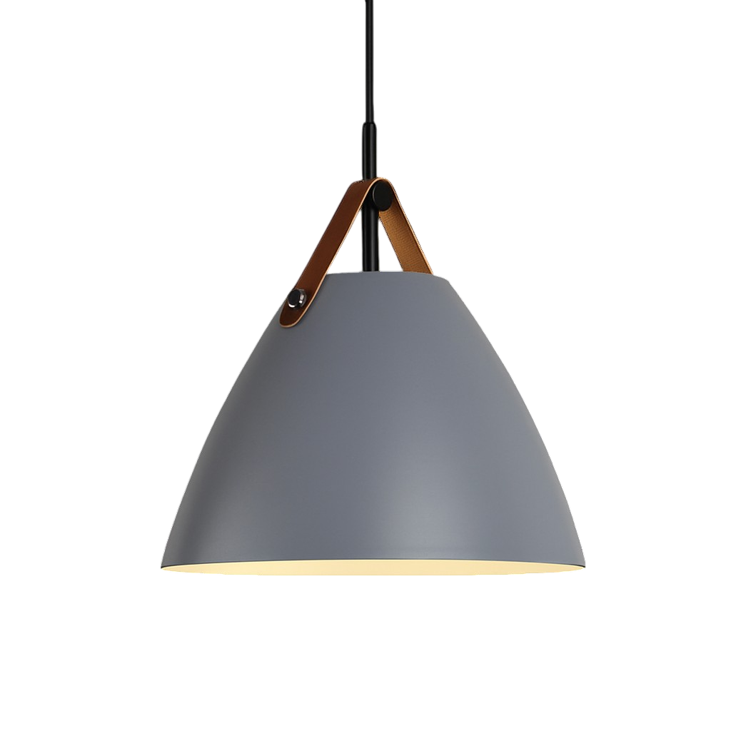 Lampa wisząca stożkowy klosz