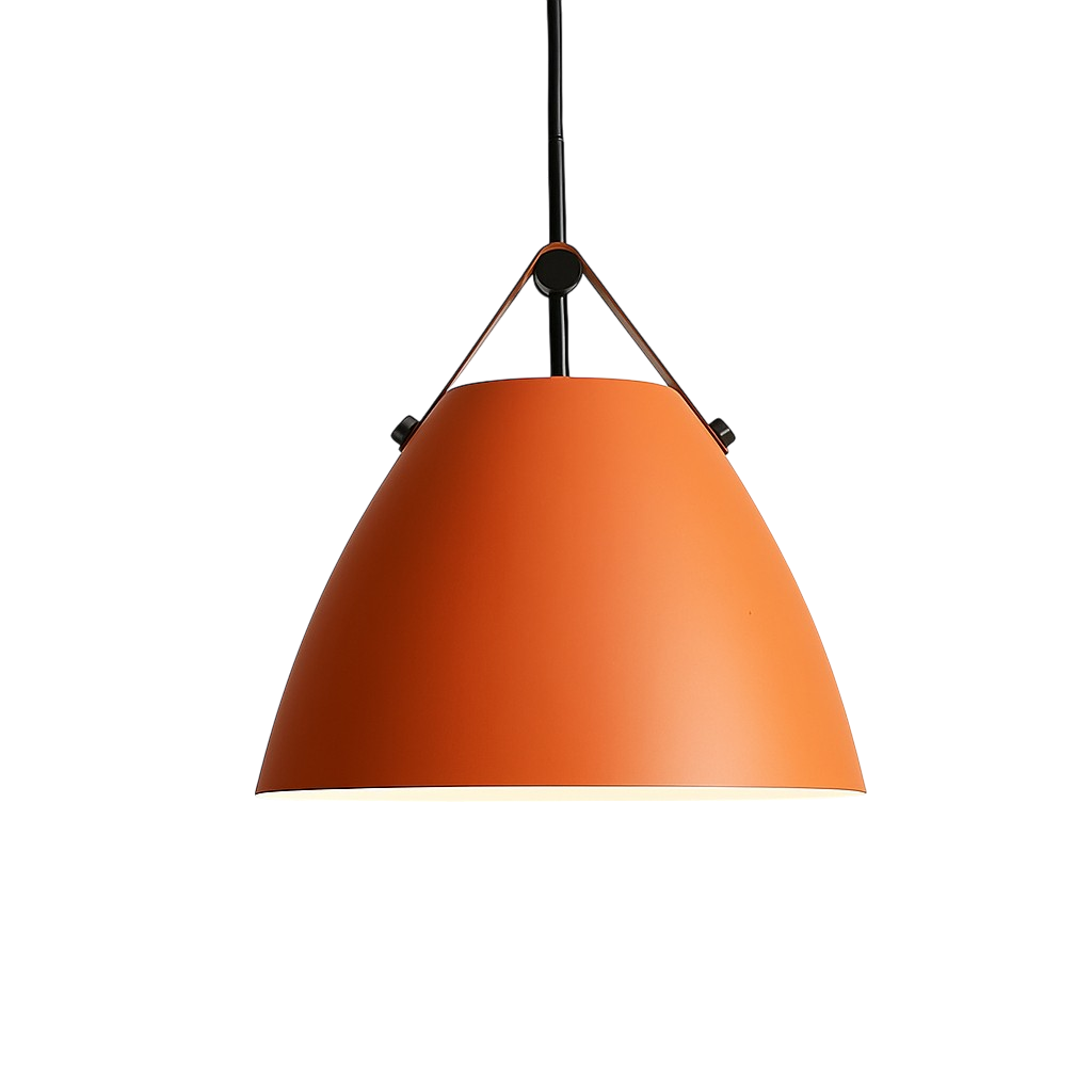 Lampa wisząca stożkowy klosz