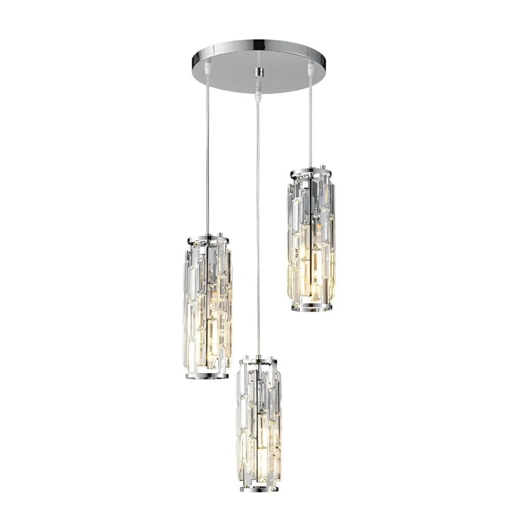 Glass pendant lamp