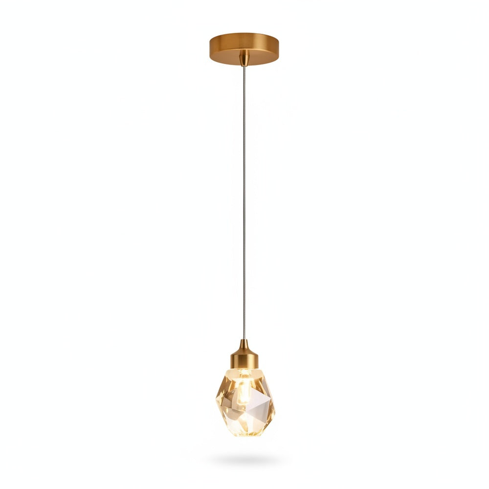 Glass pendant lamp