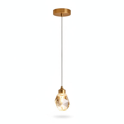Glass pendant lamp