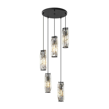 Glass pendant lamp