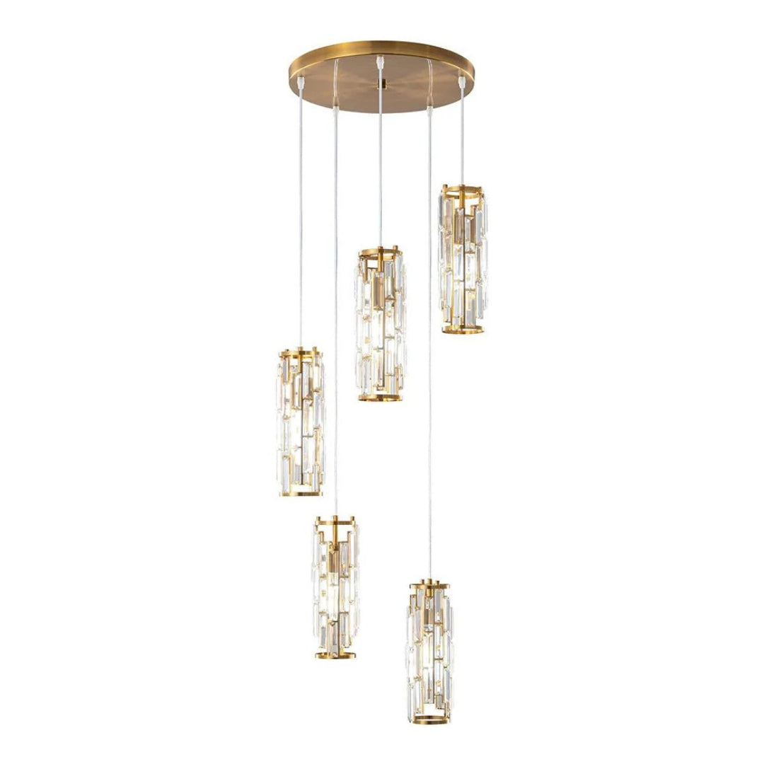 Glass pendant lamp