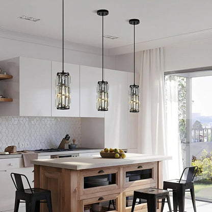 Glass pendant lamp