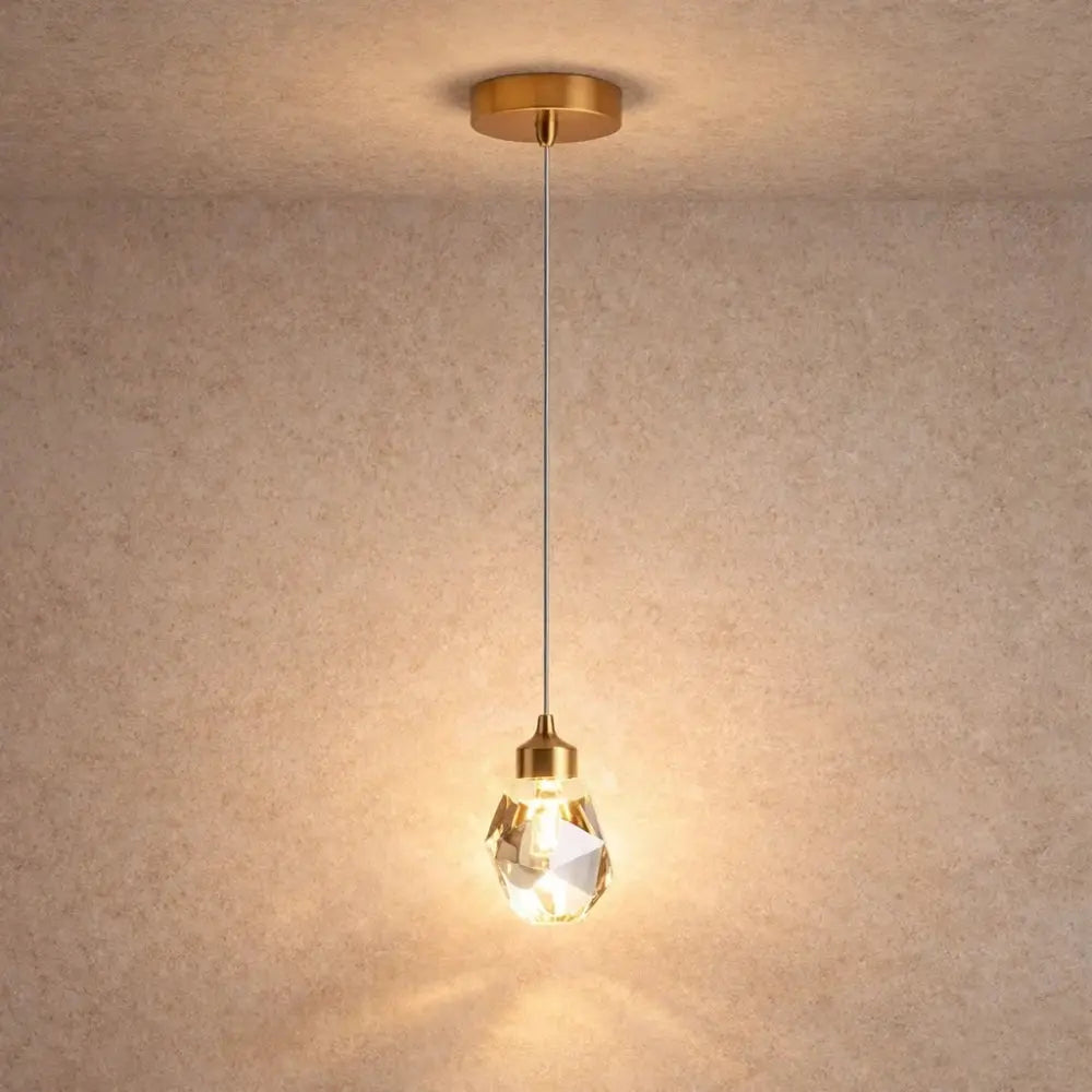 Glass pendant lamp