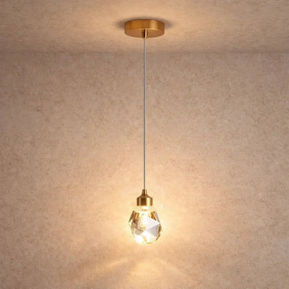 Glass pendant lamp