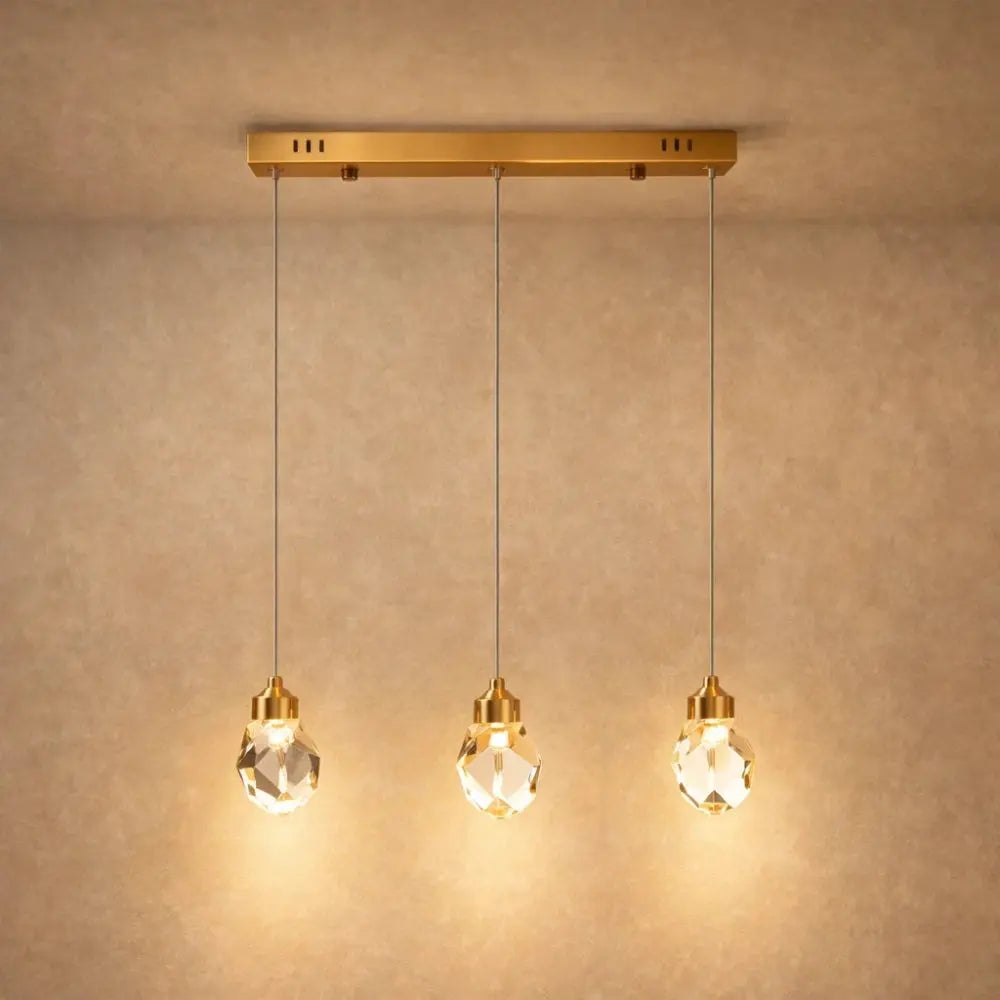 Glass pendant lamp