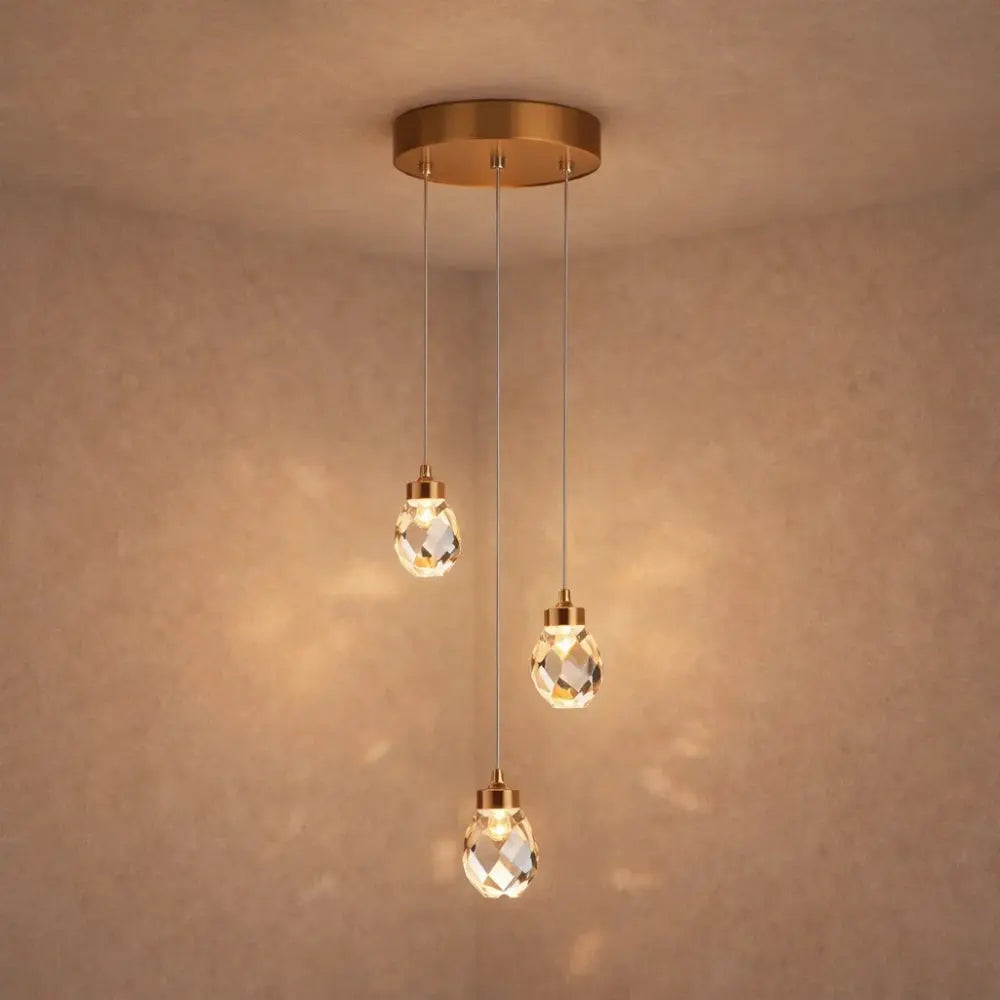Glass pendant lamp