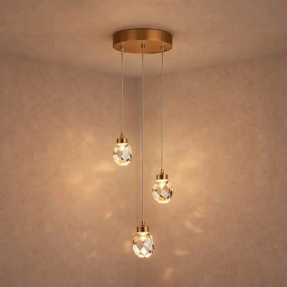 Glass pendant lamp