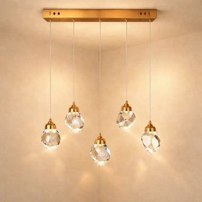 Glass pendant lamp