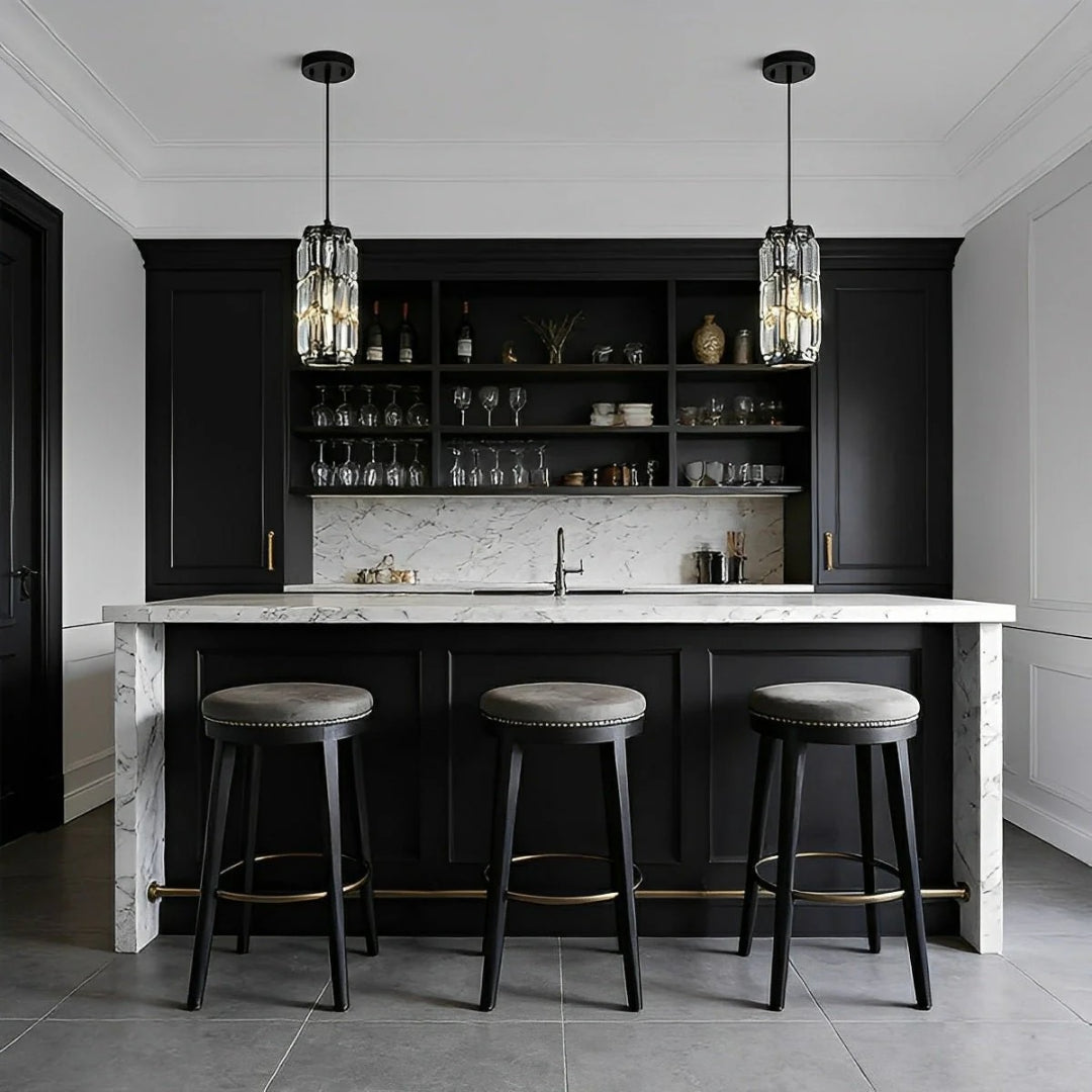 Glass pendant lamp