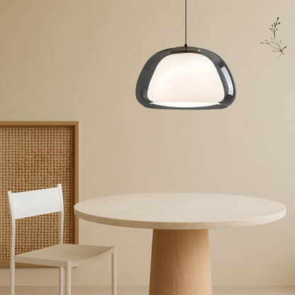 Lampa wisząca szklana