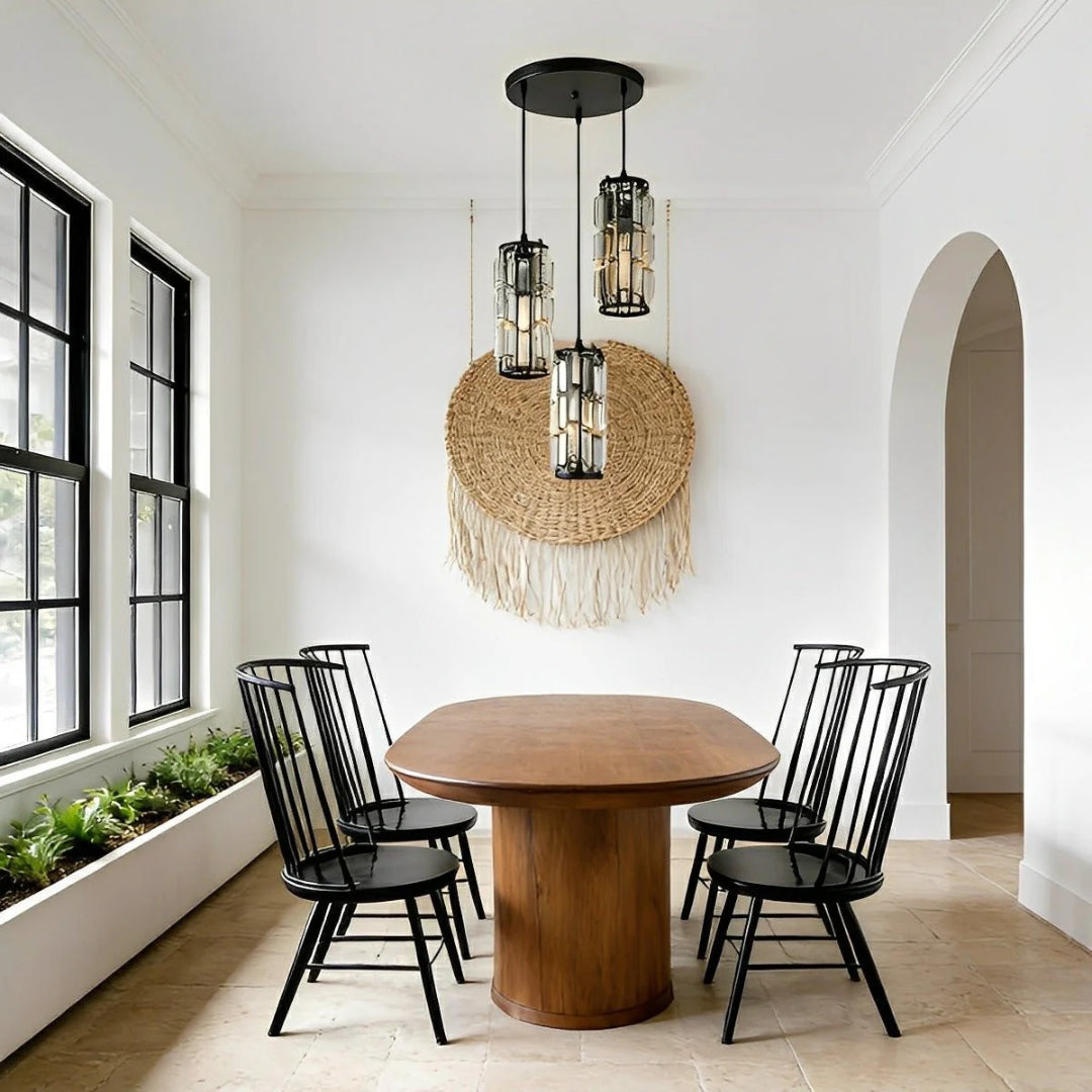 Glass pendant lamp