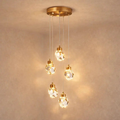 Glass pendant lamp