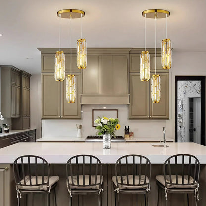 Glass pendant lamp