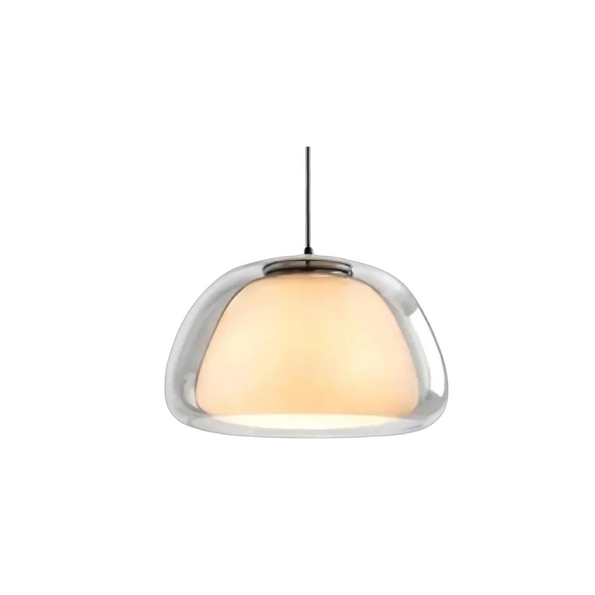 Lampa wisząca szklana
