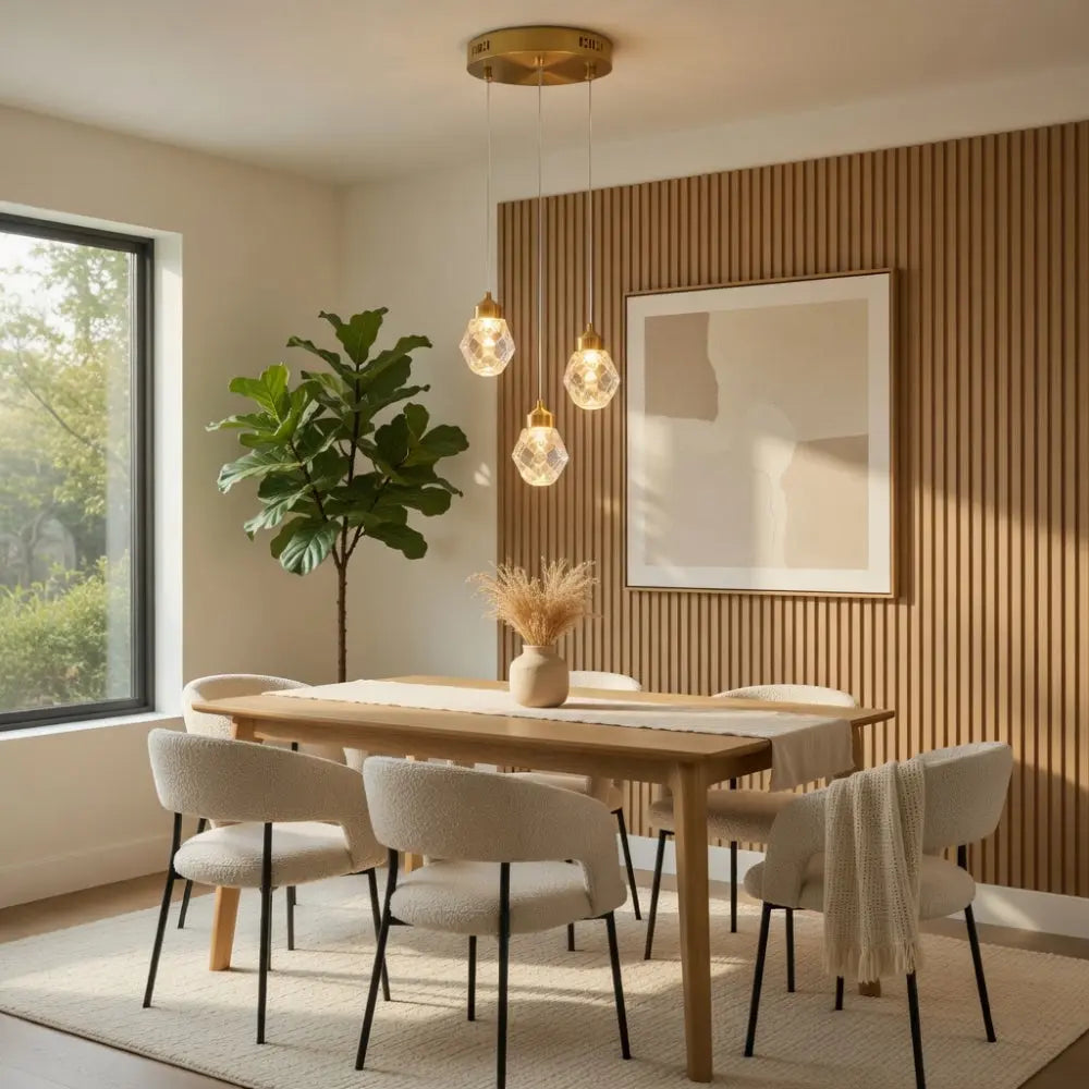 Glass pendant lamp