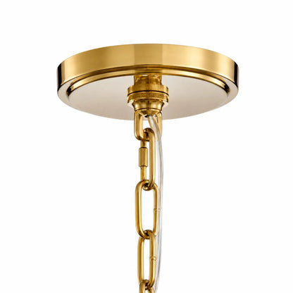 Glass pendant light