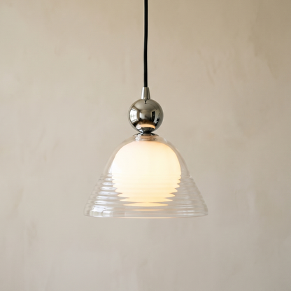 Lampa wisząca szklana kula