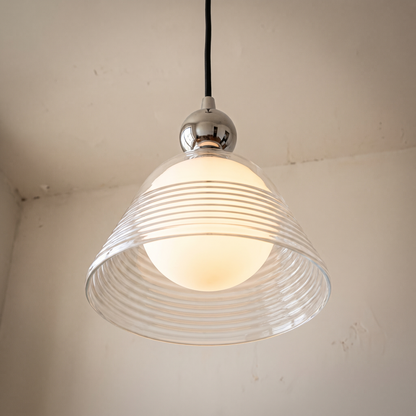 Lampa wisząca szklana kula