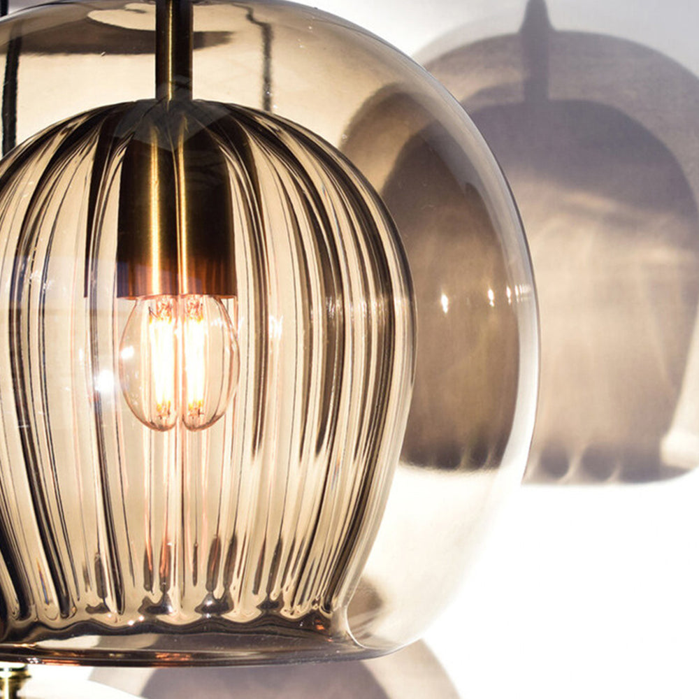 Suspension boule en verre