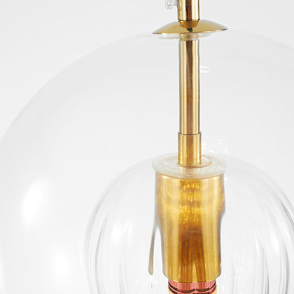 Suspension boule en verre