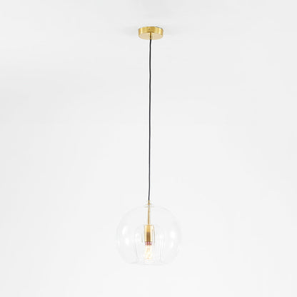 Suspension boule en verre