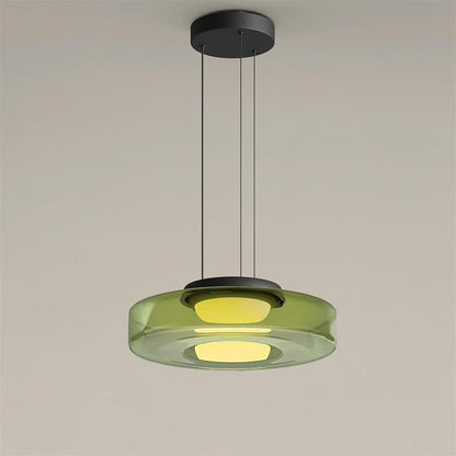 Lampa wisząca szklana wielowarstwowa