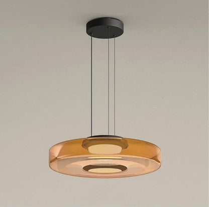 Lampa wisząca szklana wielowarstwowa