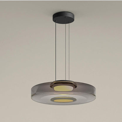 Lampa wisząca szklana wielowarstwowa