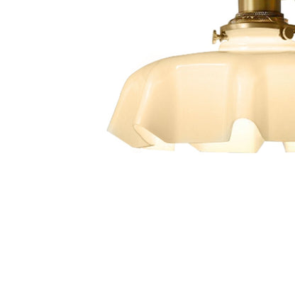Závěsná lampa se skleněným stínidlem