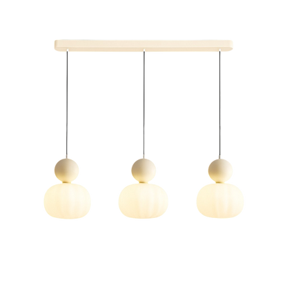 Lampa wisząca z kolorową kulą