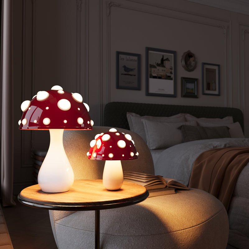 LED lampička ve tvaru houby