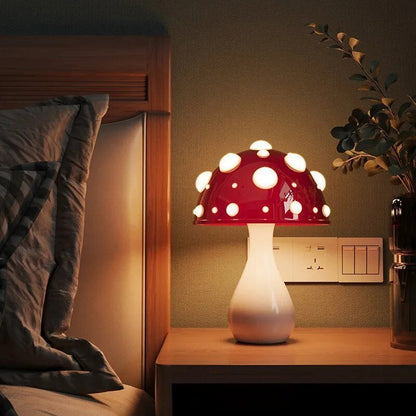 LED lampička ve tvaru houby