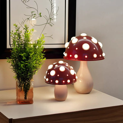 LED lampička ve tvaru houby