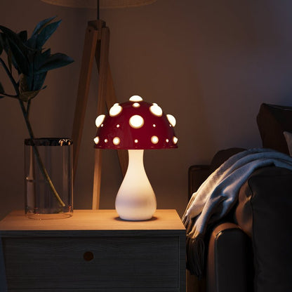 LED lampička ve tvaru houby