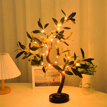 Lampka LED drzewko oliwne
